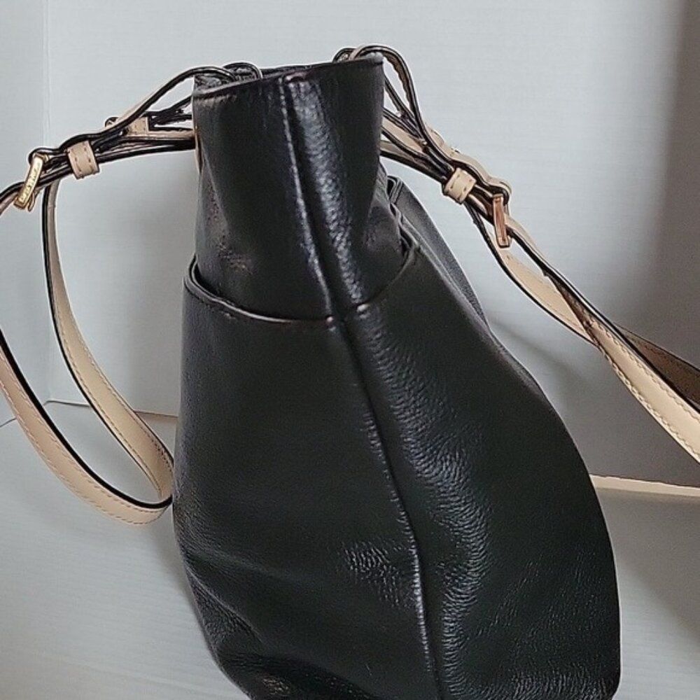 Michael Kors Tote Shoulder Bag Bedford Medium Pebbled Leather Women's Woman's - Picture 5 of 15